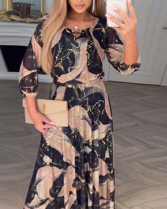 Zuzanna - Elegancka sukienka z szyfonu
