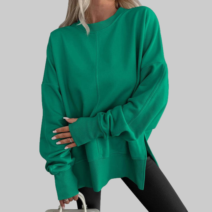 Tahira – Wygodna bluza oversize z długim rękawem