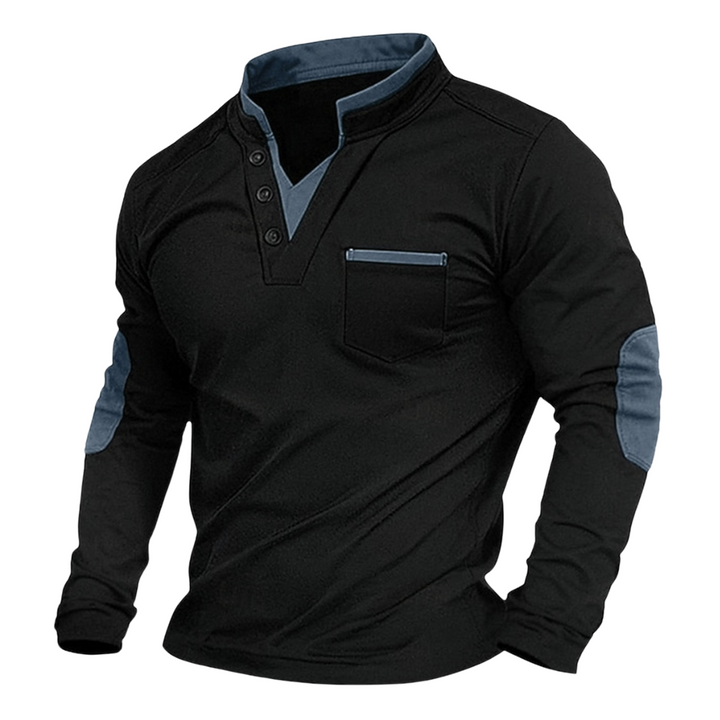 Leon – Bluza męska z dekoltem w serek