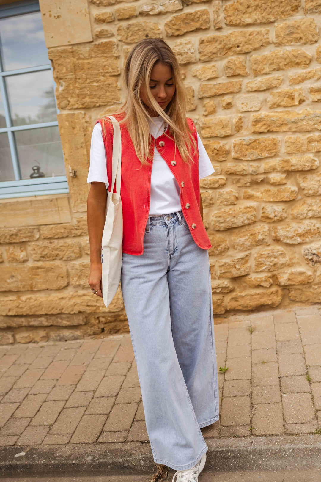 Niwia – Letnia kamizelka w stylu vintage