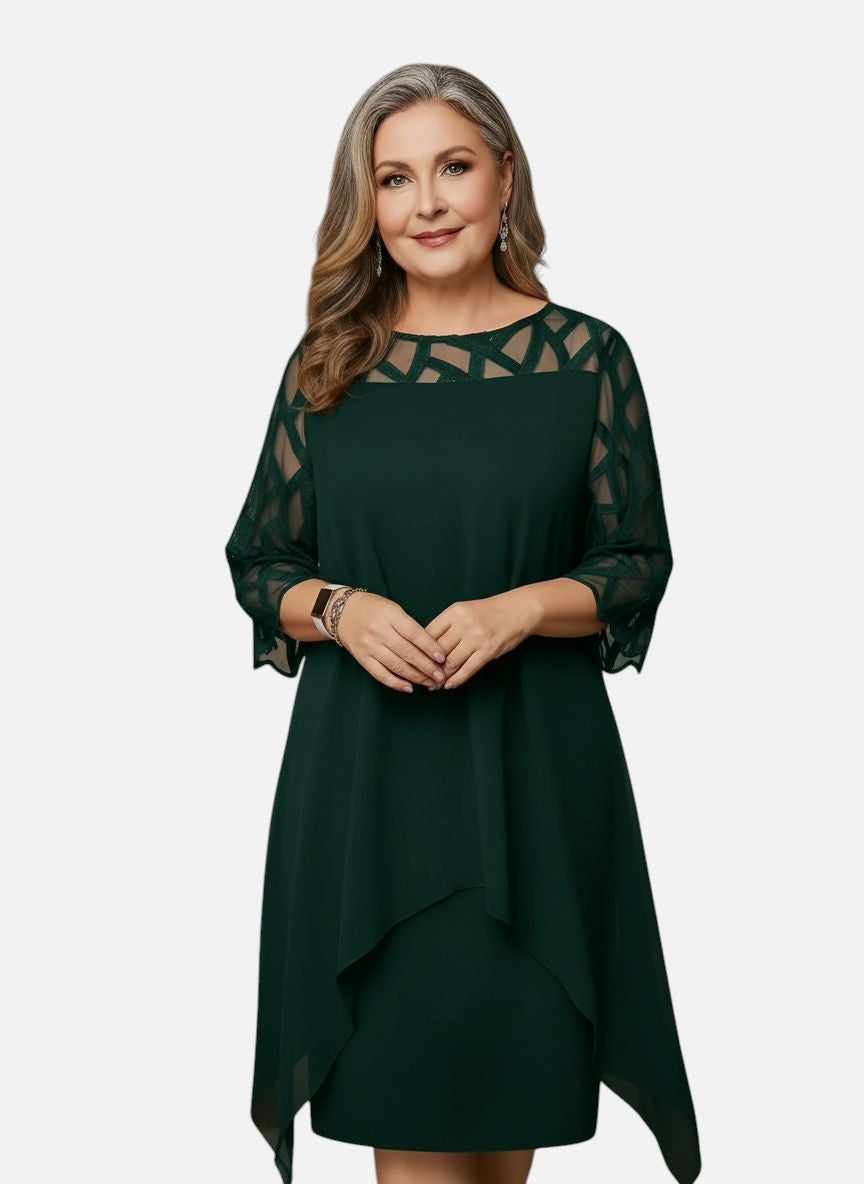 Danuta - Sukienka Modelująca Komfortowo Elegancka